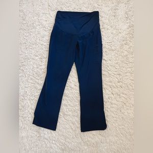 Navy Maternity Scrub Pants